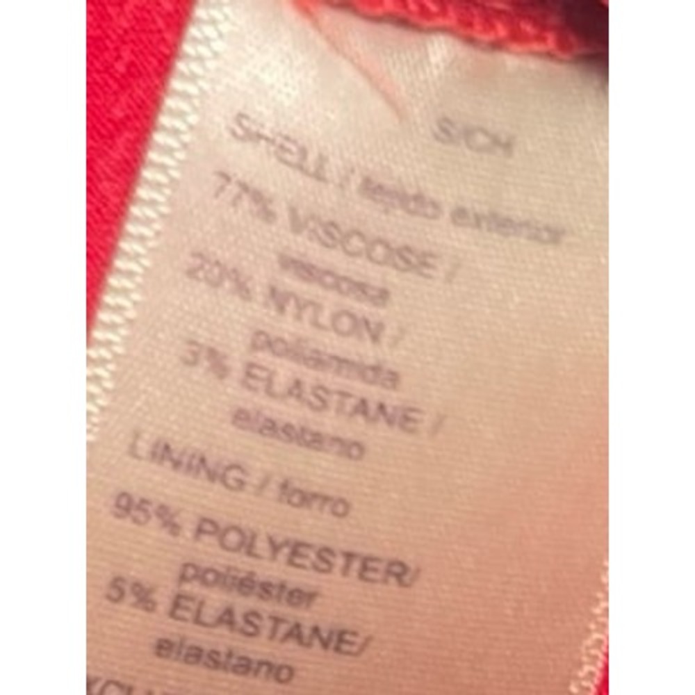 Rafaella Elegant Red Button-Detail Skort‎ Women's Small - Picture 9 of 11